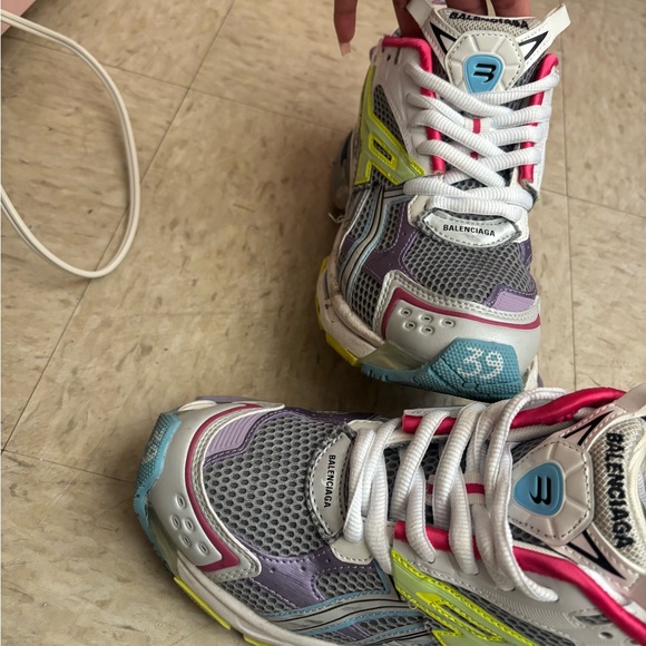 Balenciaga Multicolor Athletic Sneakers - Picture 2 of 4